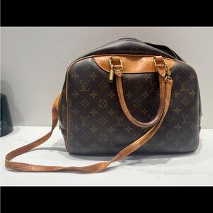Louis Vuitton Brown and Tan Monogram Satchel